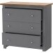 Kommode >Helmer< in Natur - 79x81x35cm (BxHxT)