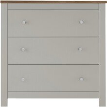 Kommode >Helmer< in Natur - 79x81x35cm (BxHxT)