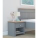 Nachtkommode >Helmer< in Natur - 45x46x35cm (BxHxT)