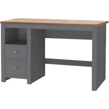 Schreibtisch >Helmer< in Natur - 120x76x50cm (BxHxT)