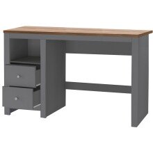 Schreibtisch >Helmer< in Natur - 120x76x50cm (BxHxT)