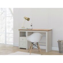 Arbeitstisch >Helmer< in Natur - 120x76x50cm (BxHxT)