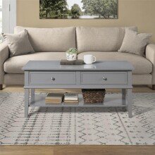 Couchtisch >Ragnhild< in Grau, MDF, Farbe, Holz - 103x46x52cm (BxHxT)