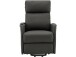 TV-Sessel >Toril< in Grau, Stoff - 66x156x89cm (BxHxT)