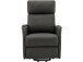 TV-Sessel >Toril< in Grau, Stoff - 66x156x89cm (BxHxT)