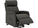 TV-Sessel >Toril< in Grau, Stoff - 66x156x89cm (BxHxT)