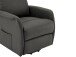 TV-Sessel >Toril< in Grau, Stoff - 66x156x89cm (BxHxT)