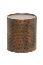 Couchtisch >Synne< in Kupfer, Metall - 41x46x41cm...