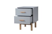 Kommode >Orvar< in Grau - 40x55x44cm (BxHxT)