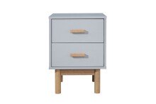 Kommode >Orvar< in Grau - 40x55x44cm (BxHxT)