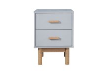 Kommode >Orvar< in Grau - 40x55x44cm (BxHxT)