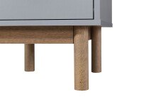 Kommode >Orvar< in Grau - 40x55x44cm (BxHxT)