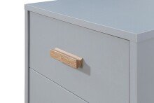 Kommode >Orvar< in Grau - 40x55x44cm (BxHxT)