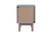 Kommode >Orvar< in Grau - 40x55x44cm (BxHxT)