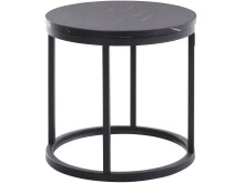 Couchtisch >Trygve< in Schwarz, MDF - 50x46x50cm...