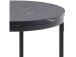 Couchtisch >Trygve< in Schwarz, MDF - 50x46x50cm (BxHxT)