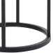 Couchtisch >Trygve< in Schwarz, MDF - 50x46x50cm (BxHxT)