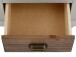 Nachttisch >Trine< in Grau, MDF/Kiefer - 45x50x38cm (BxHxT)
