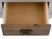 Nachttisch >Trine< in Grau, MDF/Kiefer - 45x50x38cm (BxHxT)