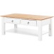 Couchtisch >Tine< in Weiß, Kiefer - 110x45x60cm (BxHxT)