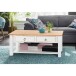 Couchtisch >Tine< in Weiß, Kiefer - 110x45x60cm (BxHxT)