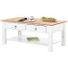 Couchtisch >Tine< in Weiß, Kiefer - 110x45x60cm (BxHxT)