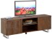 TV-Bank >Ludvig< in Braun, Kiefer/Metall - 160x55x40cm (BxHxT)