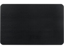 Esstisch >Kjellfrid< in Schwarz, MDF/Metall - 160x76x90cm (BxHxT)