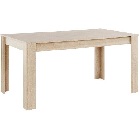 Esstisch >Egil< in Natur, MDF - 160x75x90cm (BxHxT)