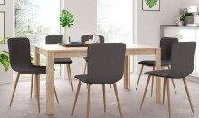 Esstisch >Egil< in Natur, MDF - 160x75x90cm (BxHxT)