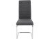 Freischwinger 2er-Set >Erland< in Grau, Stoff – 44x98x52cm (B/H/T)