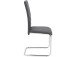 Freischwinger 2er-Set >Erland< in Grau, Stoff – 44x98x52cm (B/H/T)