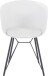 Esszimmerstuhl 2er-Set >Freja< in Weiß, Kunststoff/PU - 54x78x53cm (B/H/T)