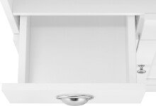 Waschbeckenunterschrank >Emrik< in Weiß - 60x55x30cm (BxHxT)