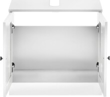 Waschbeckenunterschrank >Emrik< in Weiß - 60x55x30cm (BxHxT)