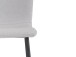 Küchenstuhl 2er-Set >Hilda< in Grau, Stoff - 56x83x43cm (B/H/T)
