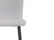 Küchenstuhl 2er-Set >Hilda< in Grau, Stoff - 56x83x43cm (B/H/T)