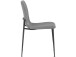 Küchenstuhl 2er-Set >Hilda< in Anthrazit, Stoff - 56x83x43cm (B/H/T)