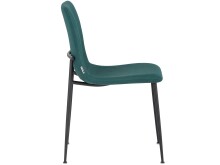 Küchenstuhl 2er-Set >Hilda< in Grün, Stoff - 56x83x43cm (B/H/T)