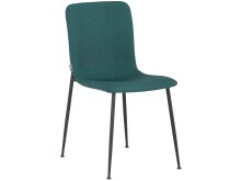 Küchenstuhl 2er-Set >Hilda< in Grün, Stoff - 56x83x43cm (B/H/T)