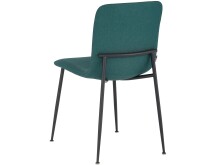 Küchenstuhl 2er-Set >Hilda< in Grün, Stoff - 56x83x43cm (B/H/T)