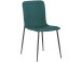 Küchenstuhl 2er-Set >Hilda< in Grün, Stoff - 56x83x43cm (B/H/T)