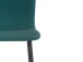 Küchenstuhl 2er-Set >Hilda< in Grün, Stoff - 56x83x43cm (B/H/T)