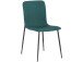 Küchenstuhl 2er-Set >Hilda< in Grün, Stoff - 56x83x43cm (B/H/T)