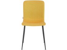 Küchenstuhl 2er-Set >Hilda< in Gelb, Stoff - 56x83x43cm (B/H/T)