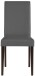 Esszimmerstuhl 2er-Set >Lillemor< in Braun, PU - 43x94x57cm (B/H/T)