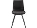 Esszimmerstuhl 2er-Set >Lavrans< in Schwarz, Kunststoff/Webstoff - 46x85x53cm (B/H/T)