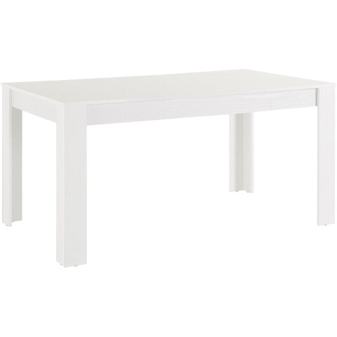 Küchentisch >Egil< in Weiß, MDF - 160x75x90cm (BxHxT)