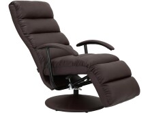 TV-Sessel >Njord< in Braun, PU - 64x109x93cm (BxHxT)