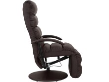 TV-Sessel >Njord< in Braun, PU - 64x109x93cm (BxHxT)